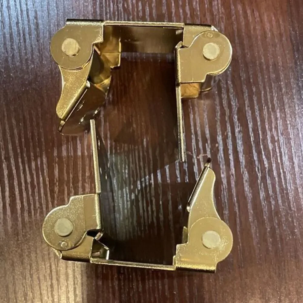 National Hardware N100-049 Satin Brass Double-Acting Spring Hinge 3‎ L x 3 W in.